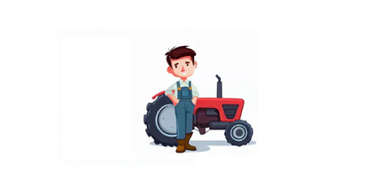 Farma Lucasa – Lucas i traktor Tomcio