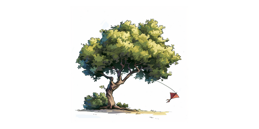 Miasteczko Charmville – latawiec na drzewie