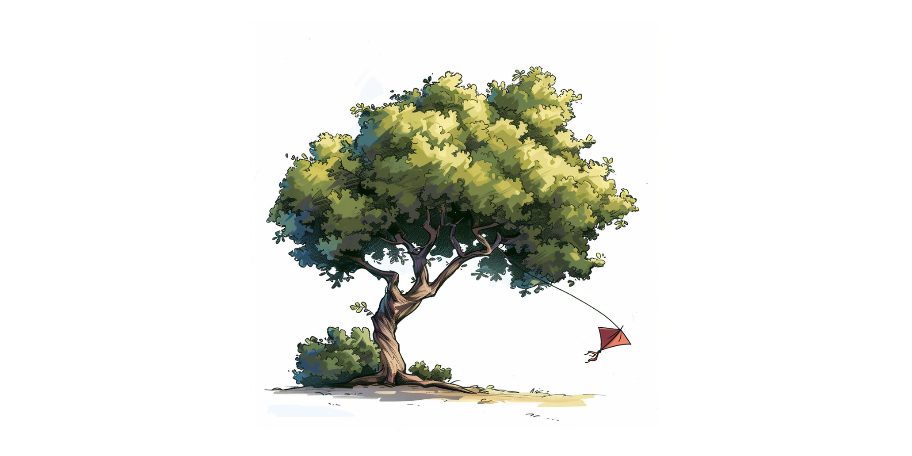 Miasteczko Charmville – latawiec na drzewie