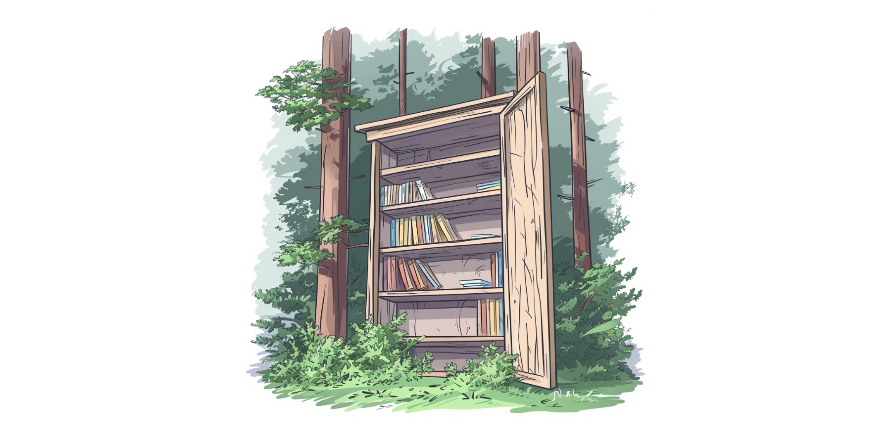 Niedźwiedź Bruno – Leśna biblioteka