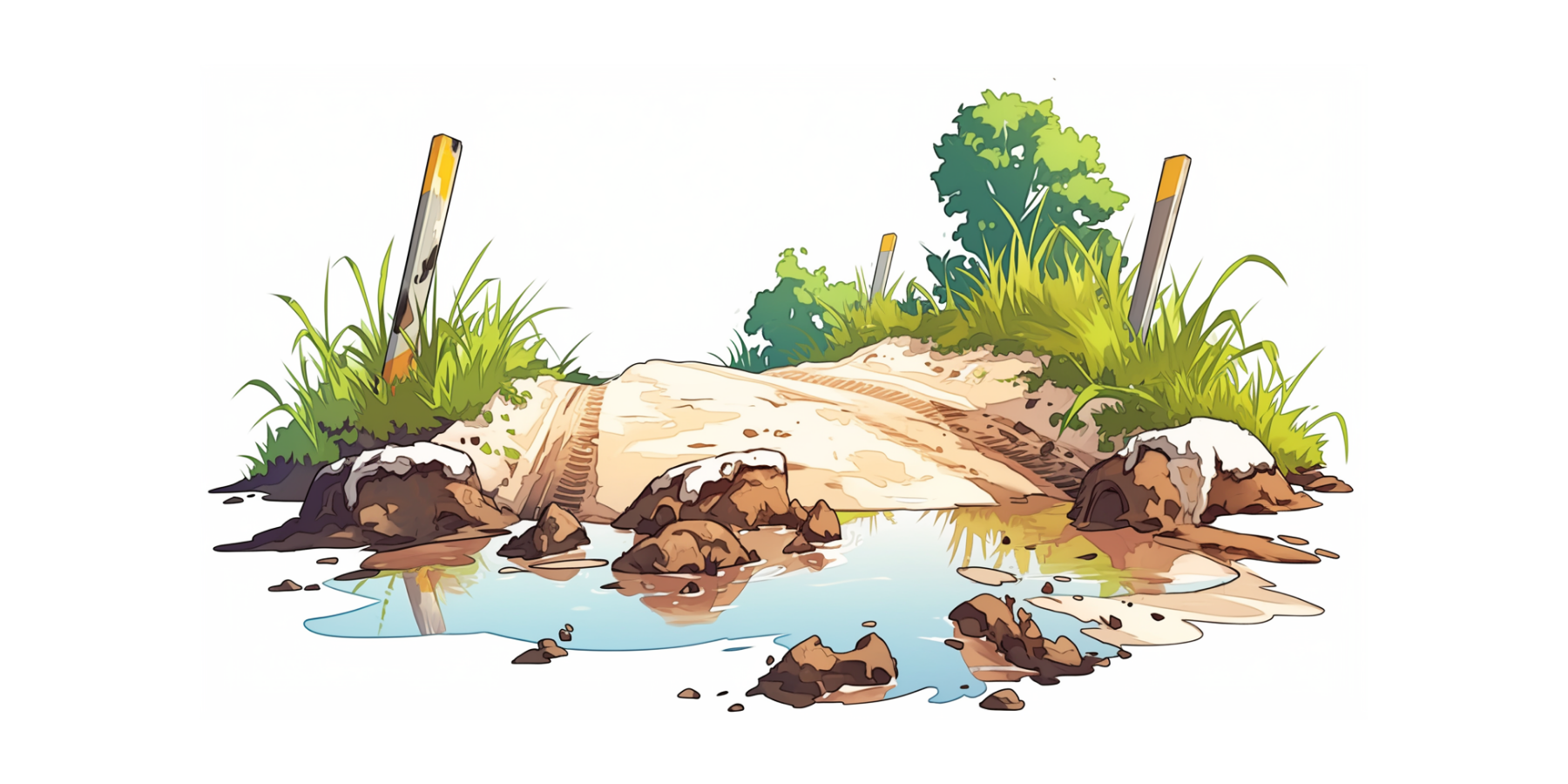 Przygody Kółka i Szyny – Zablokowana droga