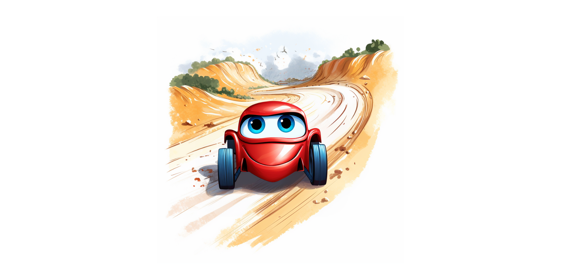 Samochód Bartek – Piotrek i siła wiatru