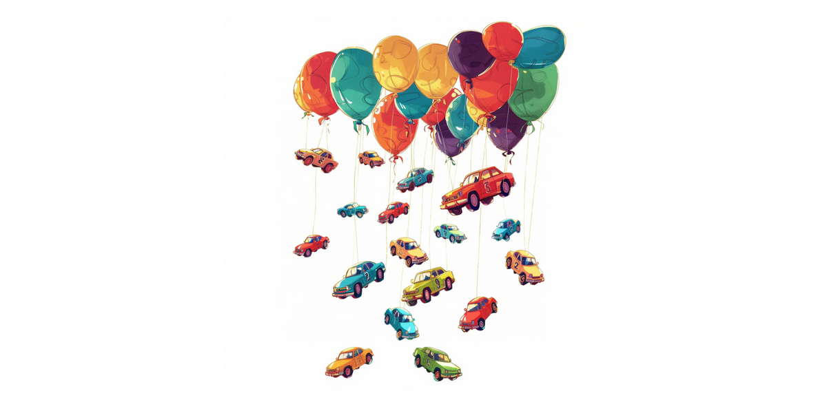 Samochód Bartek i świat balonów