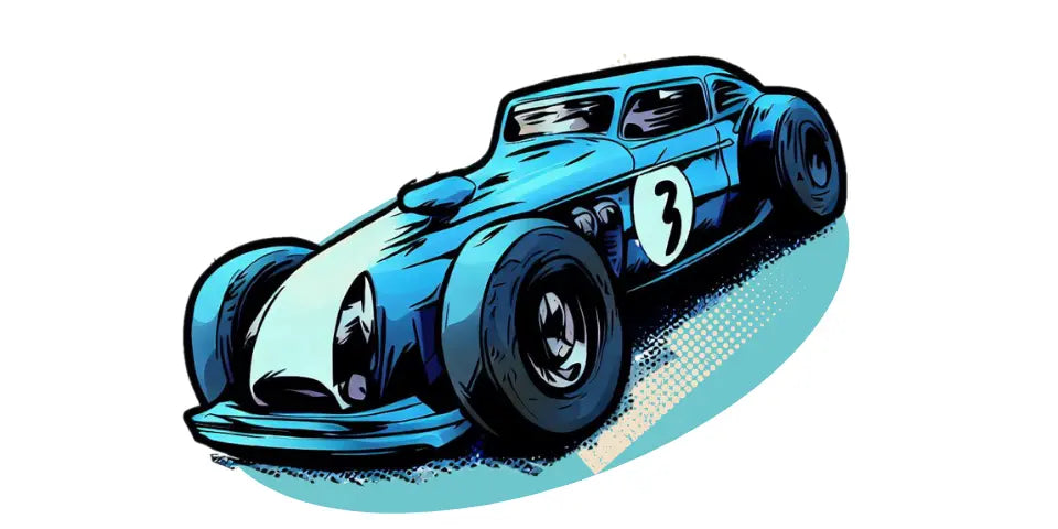 Samochód Bartek startuje w wyścigu!