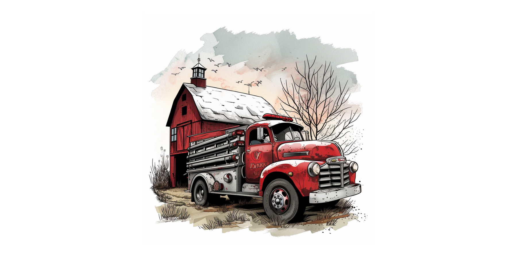 Straż pożarna ratuje zbiory na Farmie Lucasa