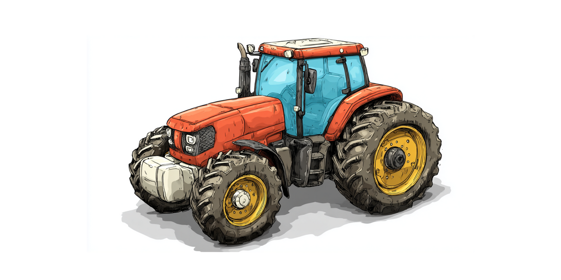 Szymańscy na wsi – Traktor dziadka