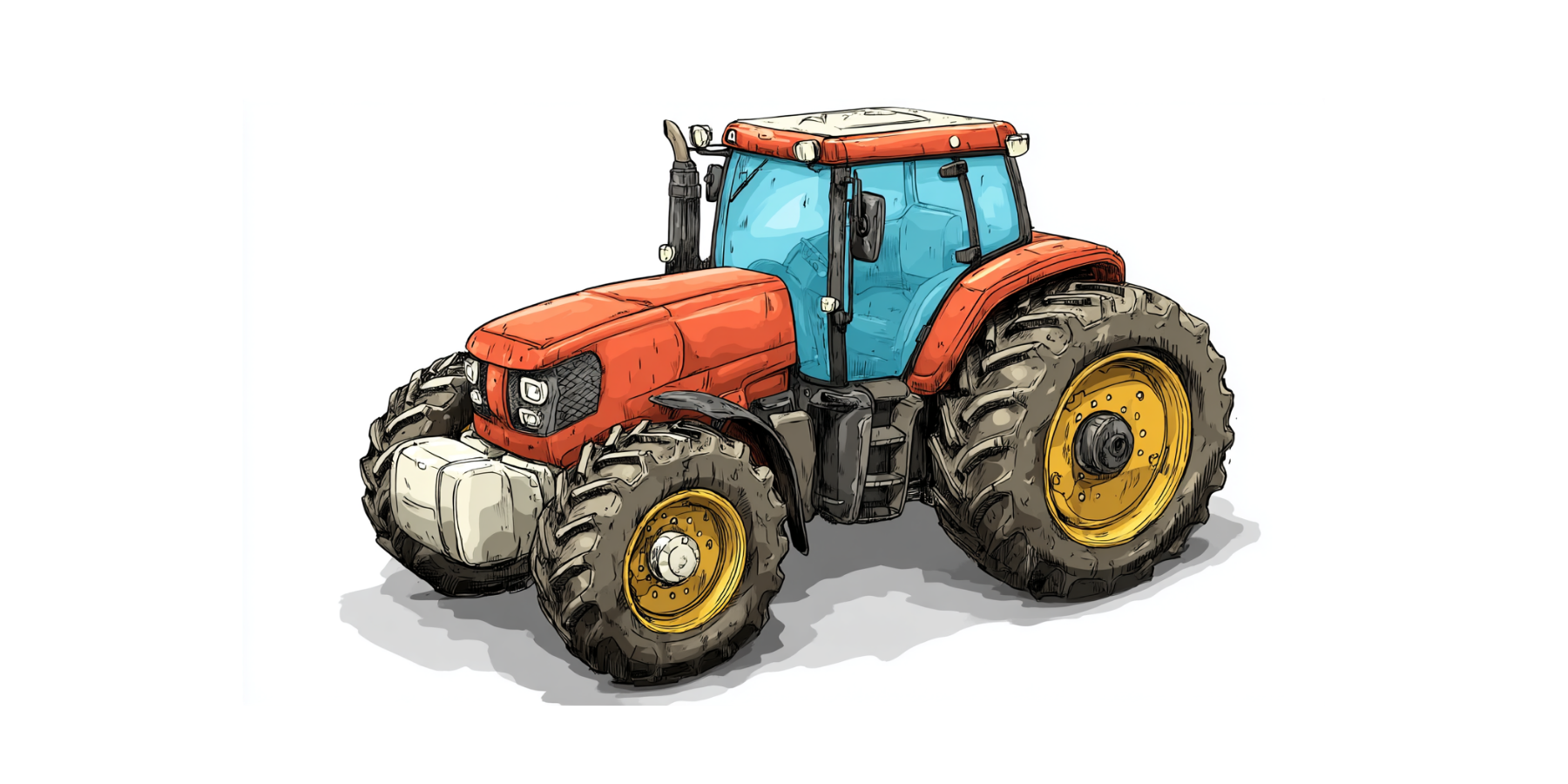 Szymańscy na wsi – Traktor dziadka