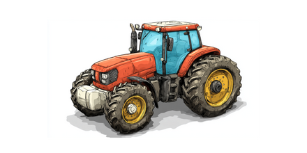 Szymańscy na wsi – Traktor dziadka