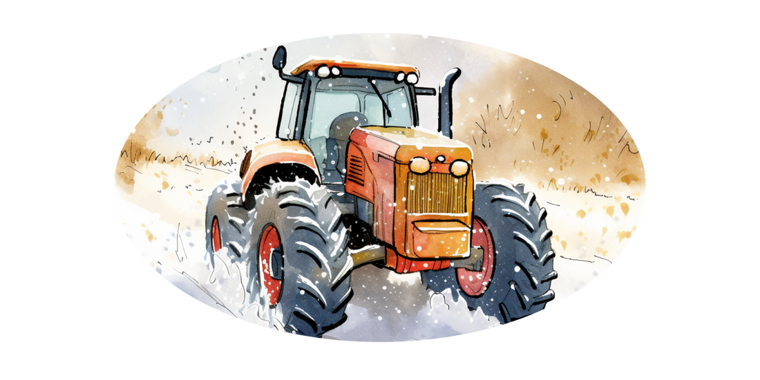 Zimowy wyścig maszyn na Farmie Lucasa